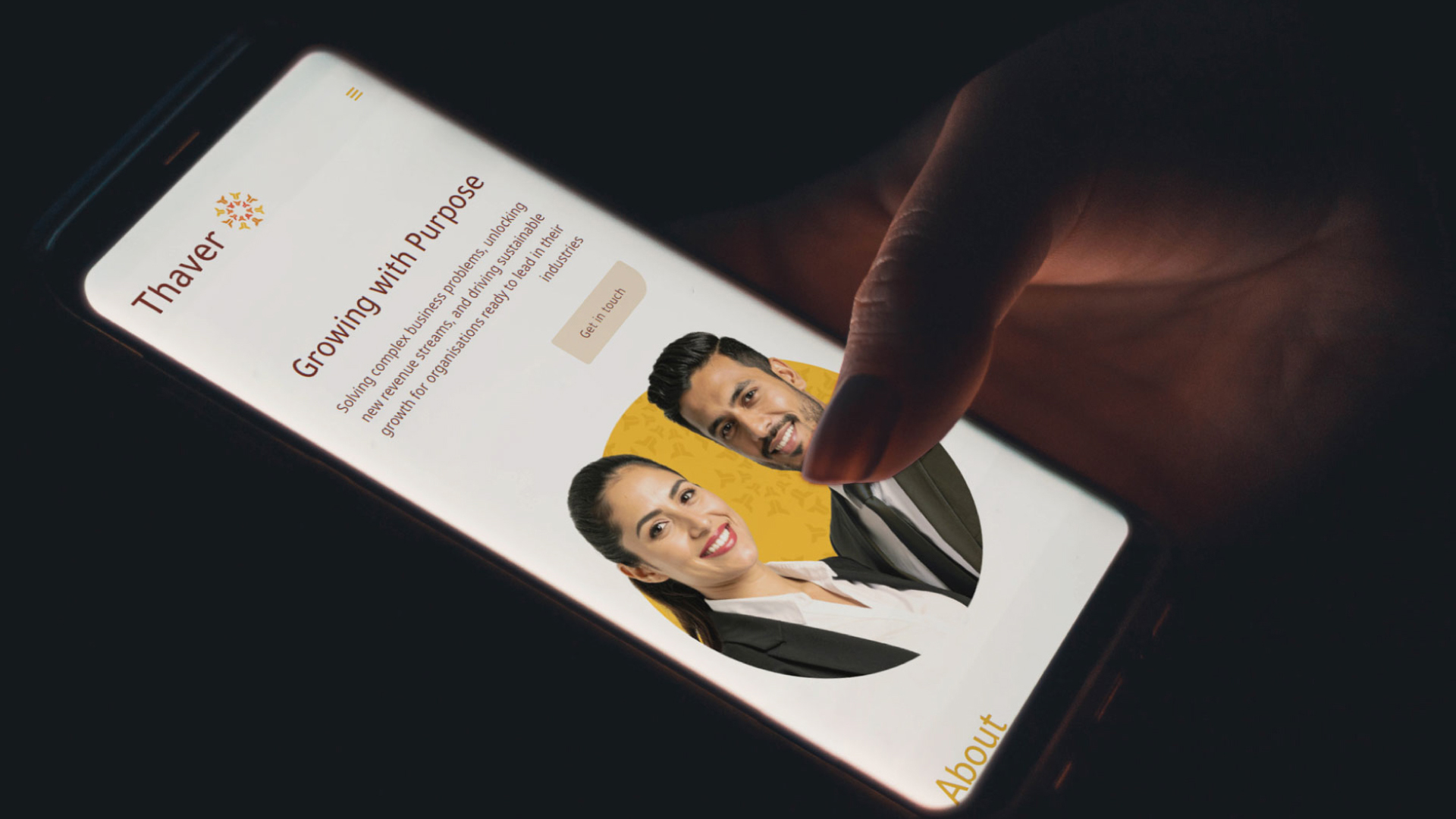 Thaver Website Home Page